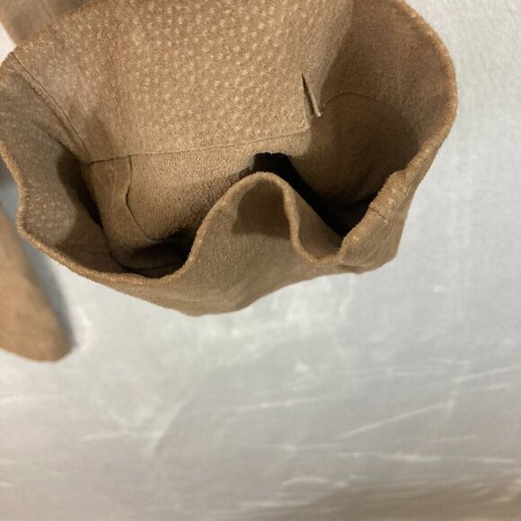 Vintage Lew Magram Collection Suede Pants Size 6 High-Waisted 100% Leather Tan - Picture 13 of 16